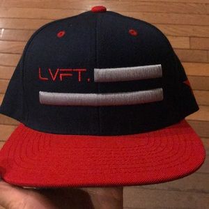 Navy & Red LVFT SnapBack